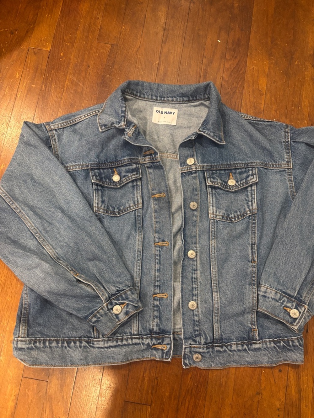 Old Navy Blue Denim Trucker Jacket